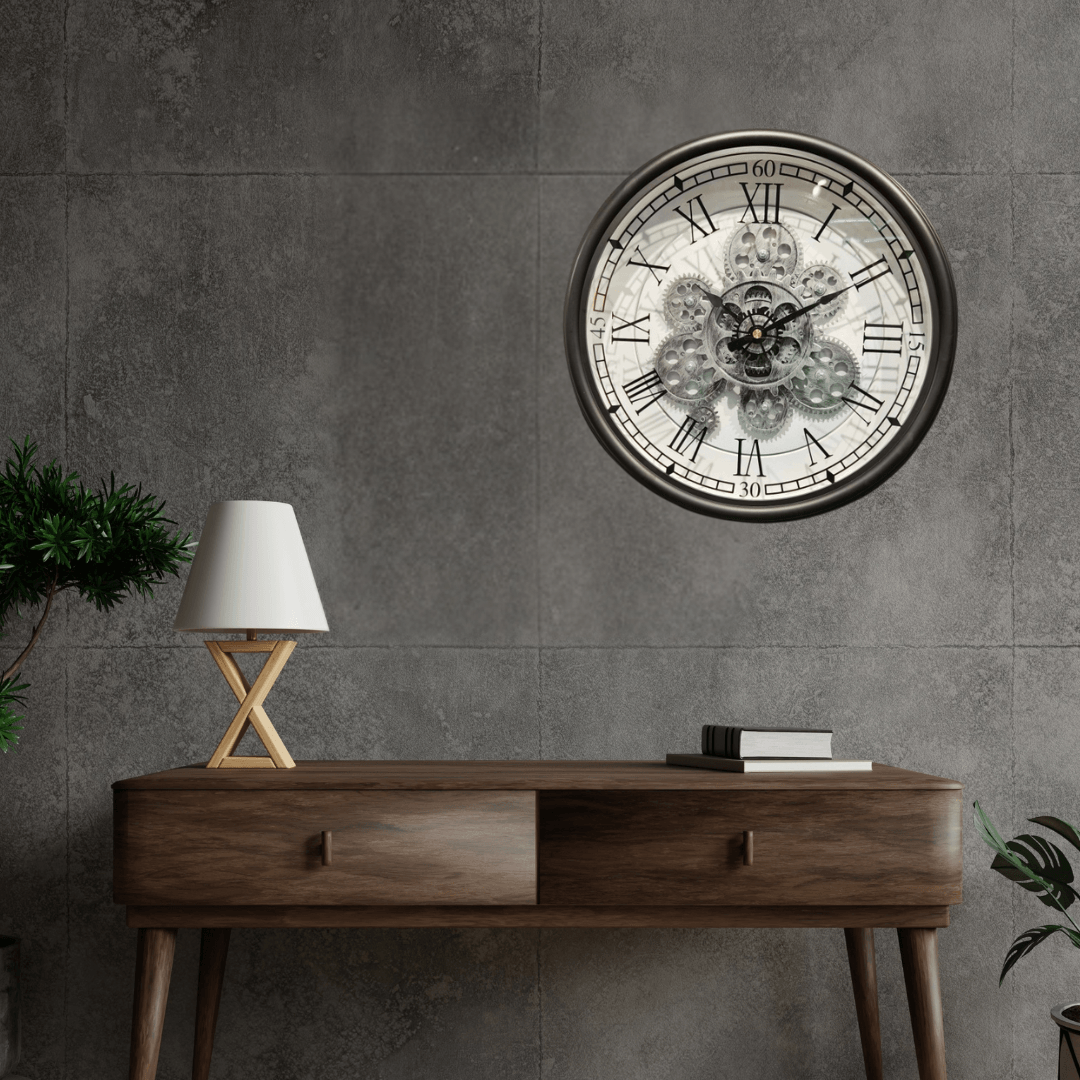 Royal Metal Gear Mechanical Clock Style 52